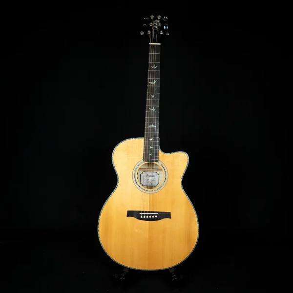 Buy Paul Reed Smith PRS SE Angelus A50E Natural with Black Gold Back and Sides (CTCE25152) Online