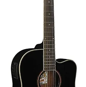 Buy Oscar Schmidt OD312CEB-A Guitar - Black 12 String Acoustic Electric Spruce Top